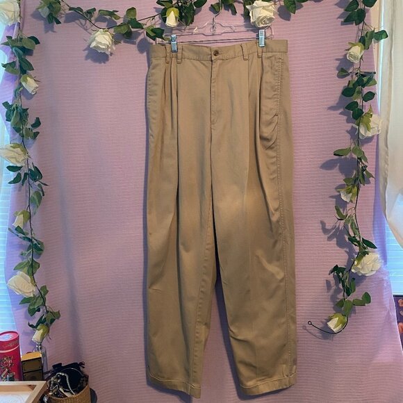 NWOT JOS A Bank Men's 100% Cott Dress Khakis 36X32 - Picture 1 of 7